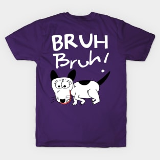 The Silly Dog Says Bruh Bruh About Sneakers (Style 3) T-Shirt